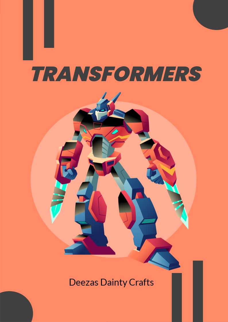 Transformer Coloring Book