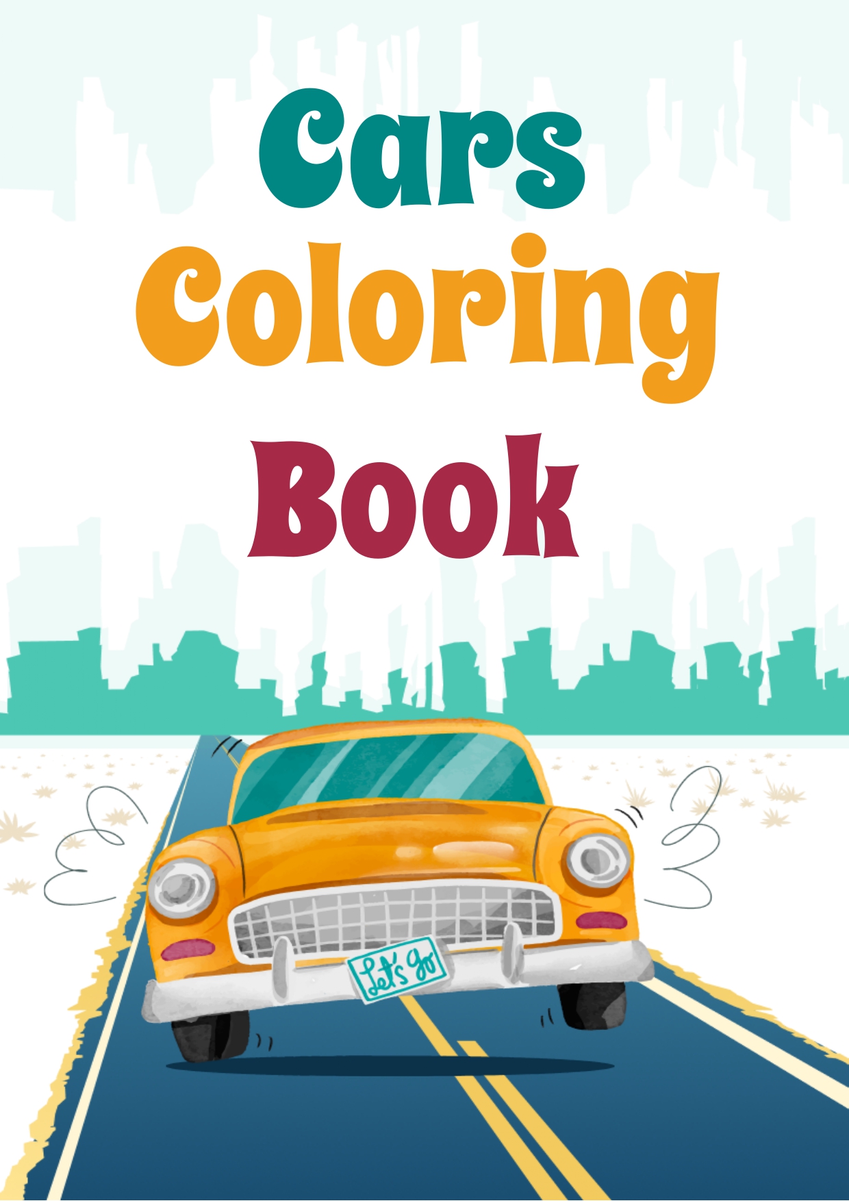 CARS COLORING BOOM