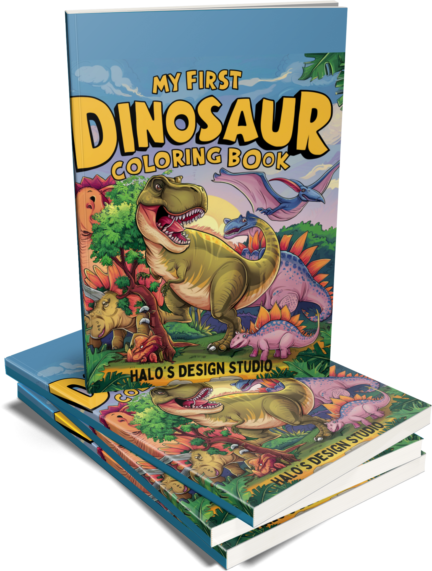 My First Dinosaur Coloring Book