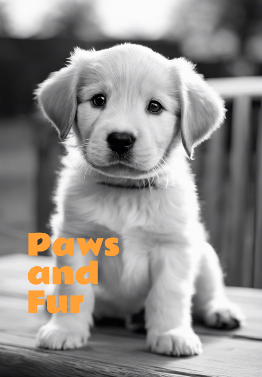 Paws and Fur Colouring Book