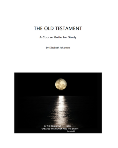 Old Testament Study Guide