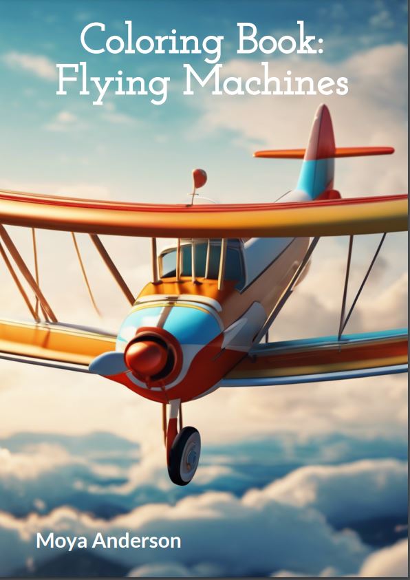 Coloring Book Flying Machines