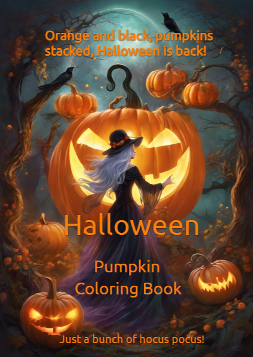    Halloween Pumpkin  Coloring Book