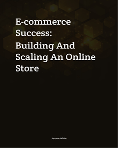 ECOMMERCE SUCCESS: BUILDING AND SCALING AN ONLINE STORE