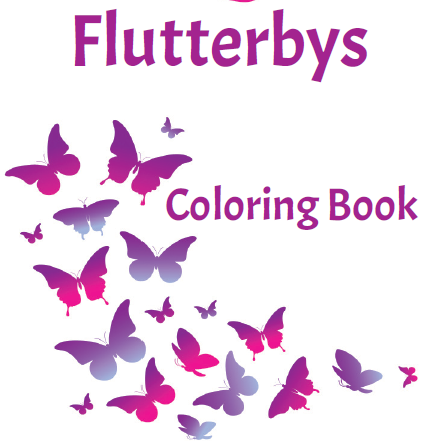 Flutterbys Coloring Book