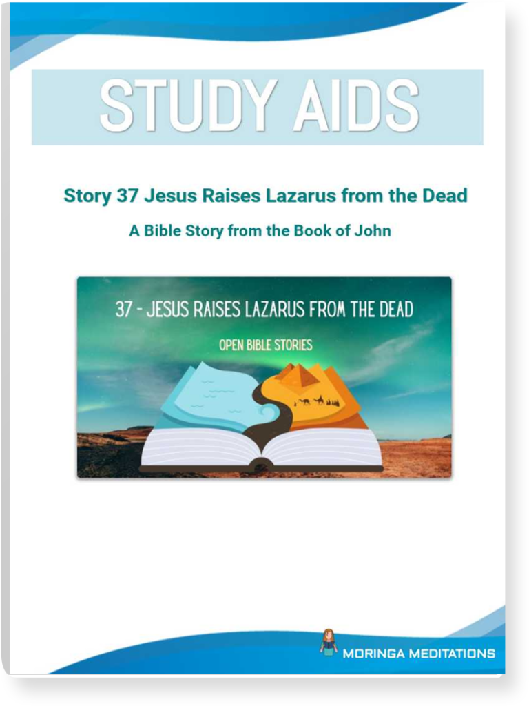 Study Aids Story 37 Jesus Raises Lazarus from The Dead