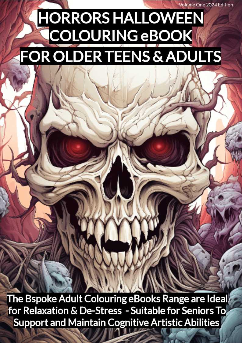Horrors Halloween Colouring Book