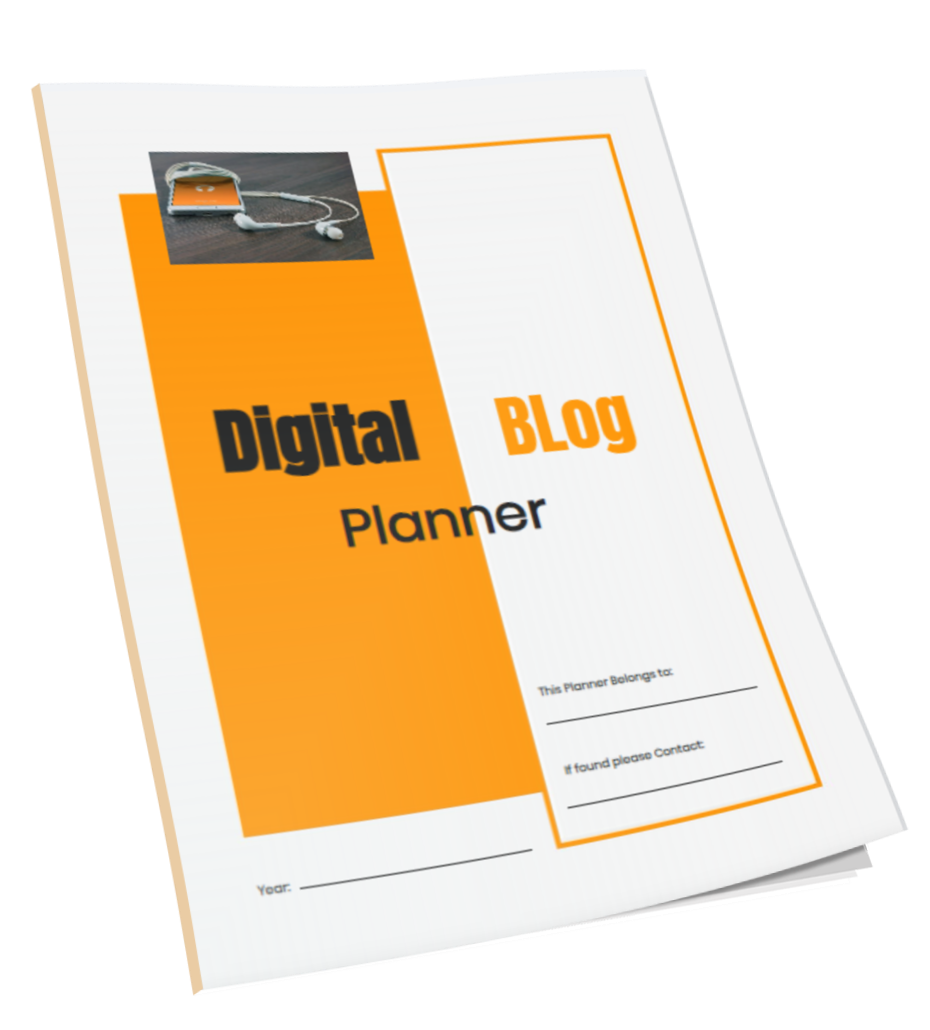 Digital Blog Planner