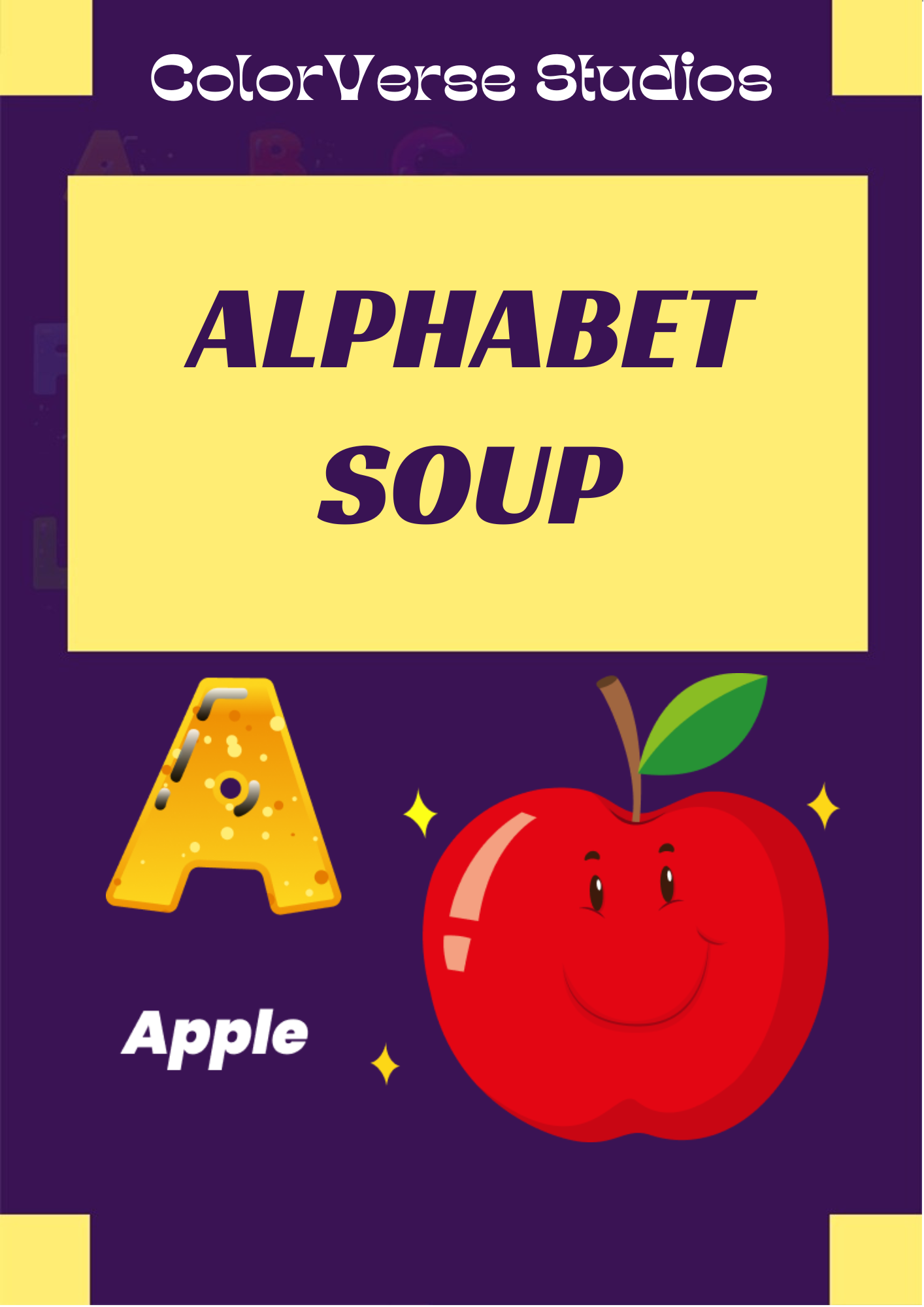 Coloring Book - Alphabet Soup