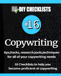 DiyChecklist Vol 16- Copywriting
