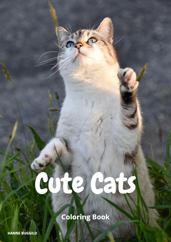 Cute Cats Coloring Book