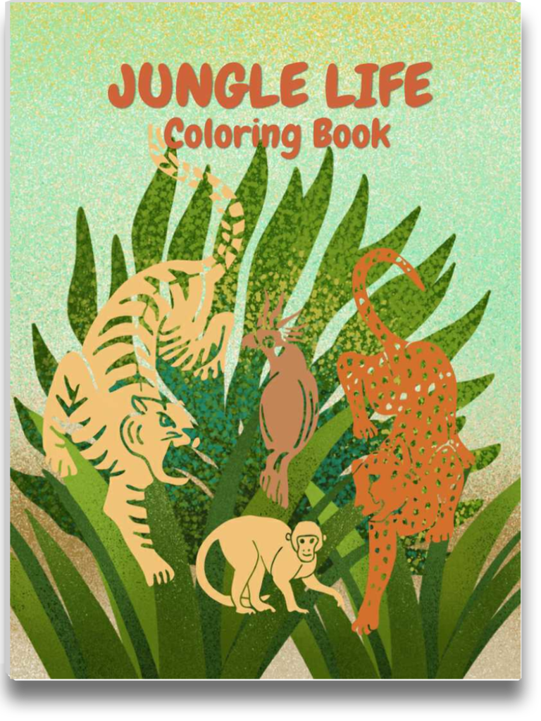 Jungle Life Coloring Book