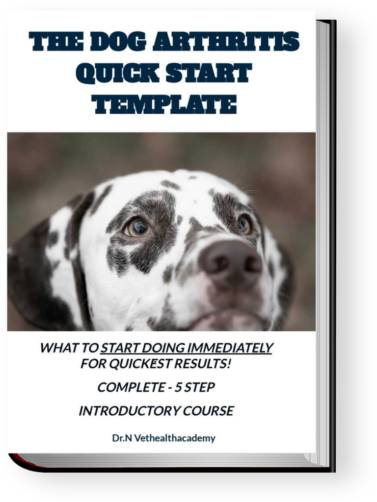 THE DOG ARTHRITIS QUICKSTART TEMPLATE